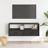 TV Cabinet Black 100x31x39.5 cm Engineered Wood and Metal 848929