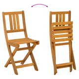 Garden Chair 6 pcs Natural Solid Acacia Wood 3416291
