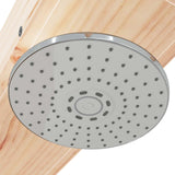Outdoor Shower 210 cm Solid Pine Wood and Stainless Steel 886356