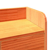 Bookcase Bed without Mattress Wax Brown 140x190 cm Solid Wood Pine 3323988