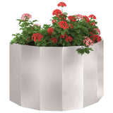 Planter Silver 90 x 45 x 50 cm Stainless Steel 883714