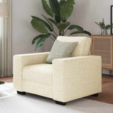Sofa Beige 100 x 77 x 82 cm Linen 4105155