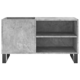 Record Cabinet Concrete Grey 85x38x48 cm Engineered Wood 831712