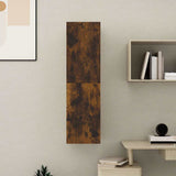 Wall-mounted TV Cabinet Smoked Oak 30.5x30x110 cm 826676