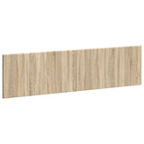 Wall-Mounted Headboard BREDA Sonoma Oak Engineered Wood 897587