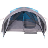 Family Tent Tunnel 6-Person Blue Waterproof 4009459
