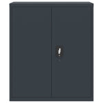 ZNTS File Cabinet Anthracite 90x40x105 cm Steel 339739