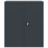 ZNTS File Cabinet Anthracite 90x40x105 cm Steel 339739