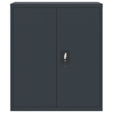 File Cabinet Anthracite 90x40x105 cm Steel 339739