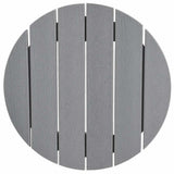 Garden Bar Set 3 pcs Light Grey HDPE 3335803