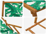 Folding Sun Lounger 3 Position Solid Eucalyptus Wood 42024923