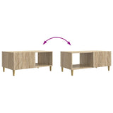 Coffee Table Sonoma Oak 90 x 50 x 40 cm Engineered Wood 895187