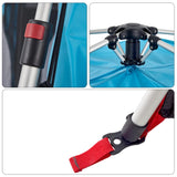 Camping Tent Dome 4-Person Blue Quick Release 4004231