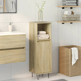 Bathroom Cabinet Sonoma Oak 30x30x100 cm Engineered Wood 849671