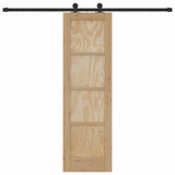 Sliding Door ORKDAL Brown 61 x 198.5 cm Solid Pine Wood 3333464