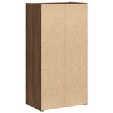 Bookcase Brown Oak 40x24x77 cm Engineered Wood 860370