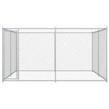 Outdoor Dog Kennel 383x383x185 cm 145028