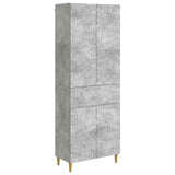 Cabinet Set 2 pcs Concrete Grey Engineered Wood 3416748