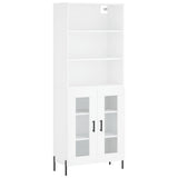Highboard White 69.5x34x180 cm Engineered Wood 3189325