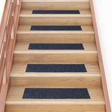 Stair Mats Self-adhesive 30 pcs 76x20 cm Grey Blue Rectangular 3365726