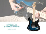 GST Stylish Electric Guitar Kit with Black Pickguard Blue Color 76962190