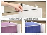 4 Drawer Filing Cabinet with Lock, Office Storage Cabinet with Adjustable Hanging Bars for A4 Letter T3398P425016