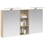 Bathroom Cabinet Set 3 pcs 130 x 14.5 x 70 cm Engineered wood 3403770