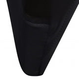 Chair Cover Stretch Black 12 pcs 279091