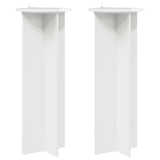 Plant Stand 2 pcs High Gloss White 40 x 100 cm Engineered Wood 899694