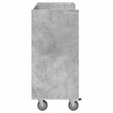 Golf Cabinet with Wheel Plain Concrete Grey 90 x 45 x 98 cm 899466