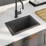 Handmade Kitchen Sink Black Stainless Steel 145082