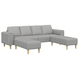 Living Room Couch 3 pcs Cloud Grey Polyester 3335120