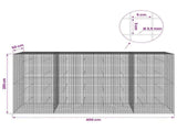 Gabion with 3.5 mm Wire and 5x5 cm Mesh 400x50x200 cm 3462386