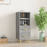 Sideboard Grey Sonoma 34.5x34x90 cm Engineered Wood 817415