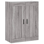 Highboard Grey Sonoma 69.5x34x180 cm Engineered Wood 3199895