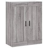 Highboard Grey Sonoma 69.5x34x180 cm Engineered Wood 3199895