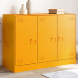 Sideboard Mustard Yellow 99x39x73 cm Steel 841724