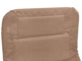 Folding Sun Loungers 2 pcs Taupe Textilene&Powder-coated Steel 360174
