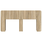 Headboard Cabinet with Storage Sonoma Oak Engineered Wood 8001212