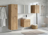 Bathroom Cabinet Set 5 pcs Artisan Oak Engineered Wood 3407358
