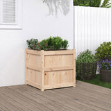 Garden Planter 60x60x60 cm Solid Wood Pine 837424