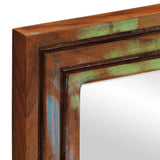 Bathroom Mirror 50x70 cm Solid Wood Acacia and Glass 377593