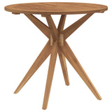 Garden Table Round 85x75 cm Solid Wood Acacia 367834