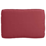 Pallet Cushion Set 2 pcs Wine red 120 x 80 x 12 cm 3329085
