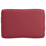 Pallet Cushion Set 2 pcs Wine red 120 x 80 x 12 cm 3329085
