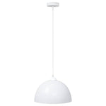 ZNTS Pendant Lamps 2 pcs Height Adjustable E27 White Ø 30 cm Metal 4103452