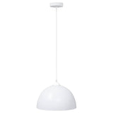 ZNTS Pendant Lamps 2 pcs Height Adjustable E27 White Ø 30 cm Metal 4103452