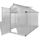 Reinforced Aluminium Greenhouse with Base Frame 4.6 m 41317