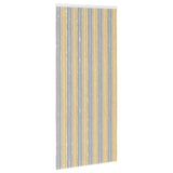 Insect Curtain Chenille Grey and Beige 100 x 230 cm 100% PP 42034467