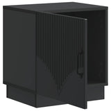 Bedside Table 2 pcs Black 43 x 34.5 x 47 cm Engineered Wood 895258